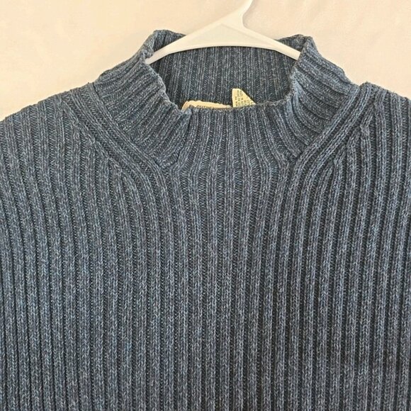 VTG 90’s St Johns Bay Mock Neck Fisherman Sweater Mens XXLT 2XLT Tight Knit - Picture 2 of 10